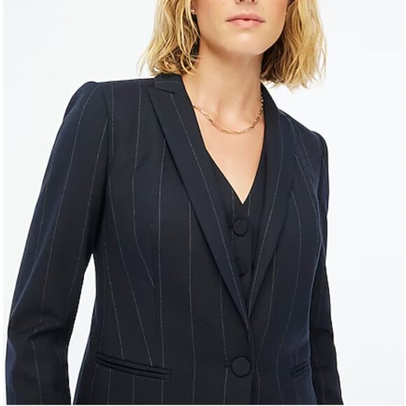 J Crew Pinstripe Suit Vest - Picture 2 of 4